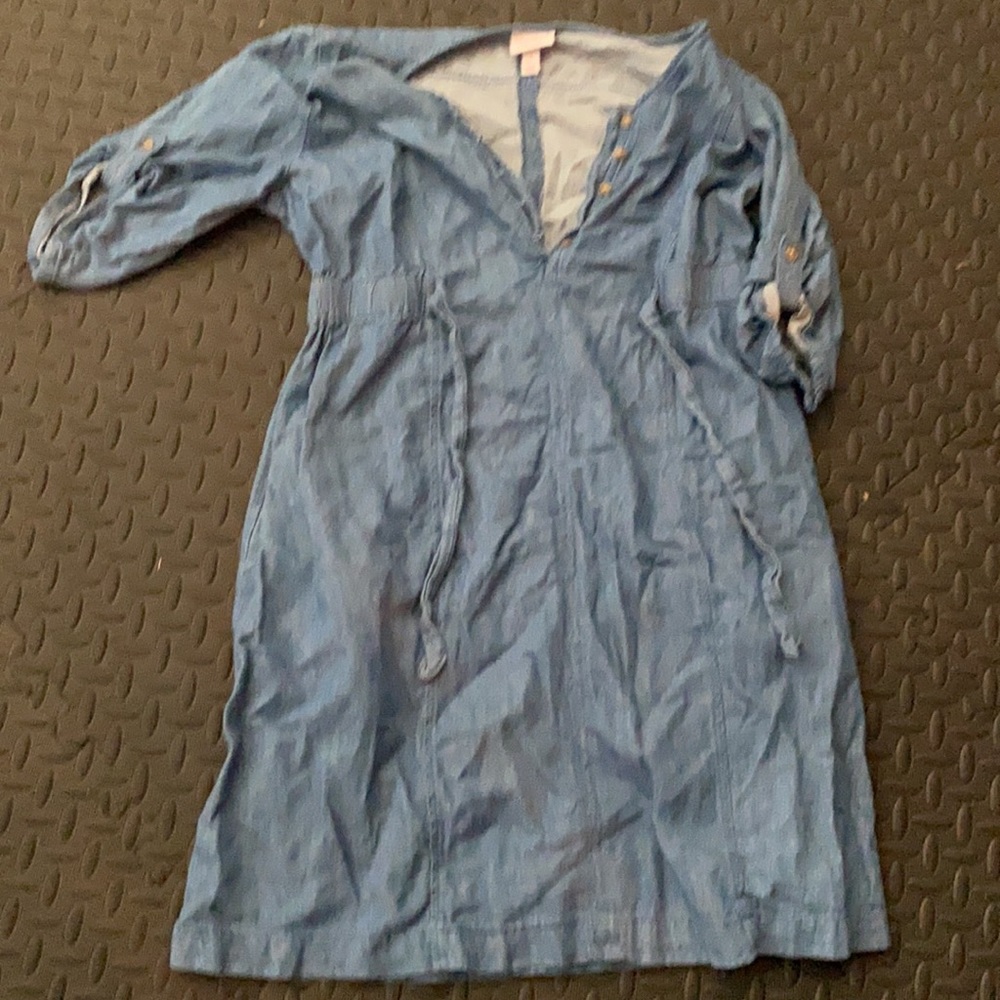 Isabel Denim Maternity Dress